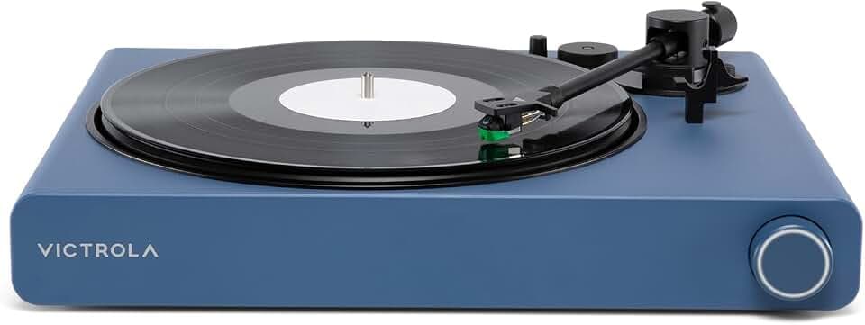 Victrola Stream Onyx - Wireless Wi-Fi Turntable, Works with Sonos - Blue