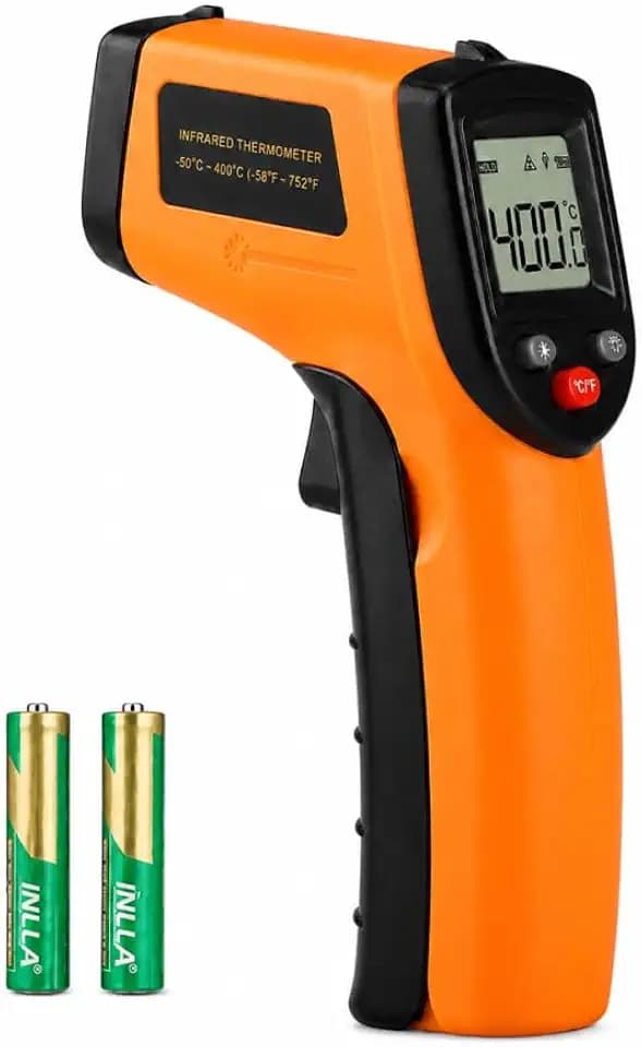 Infrared Thermometer Gun,Non Contact Digital Surface Thermometer with Laser Pointer, Backlit LCD,-58°F to 752°F for Cooking,HVAC, Automotive-GM320