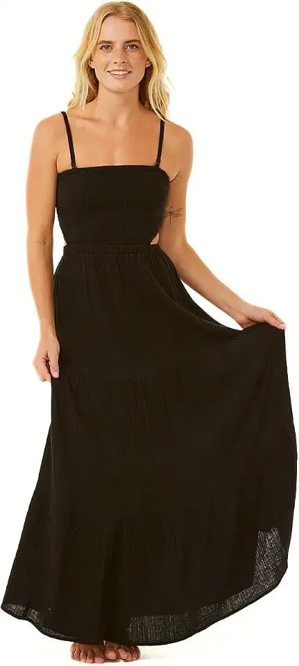 Rip Curl Women's Premium Surf Full Length Maxi Halter Dress - Removable Straps