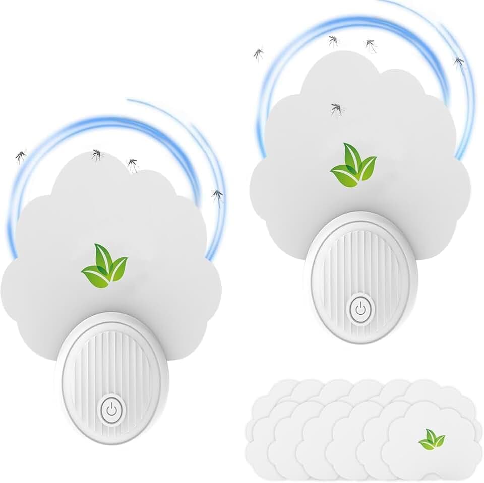 Mückenlampe (2 Packungen), Fliegenfalle Innenbereich, Elektrisches Moskitonetz, Elektrische fliegenfalle mit UV-Licht, Keine giftige Mückenvernichterlampe