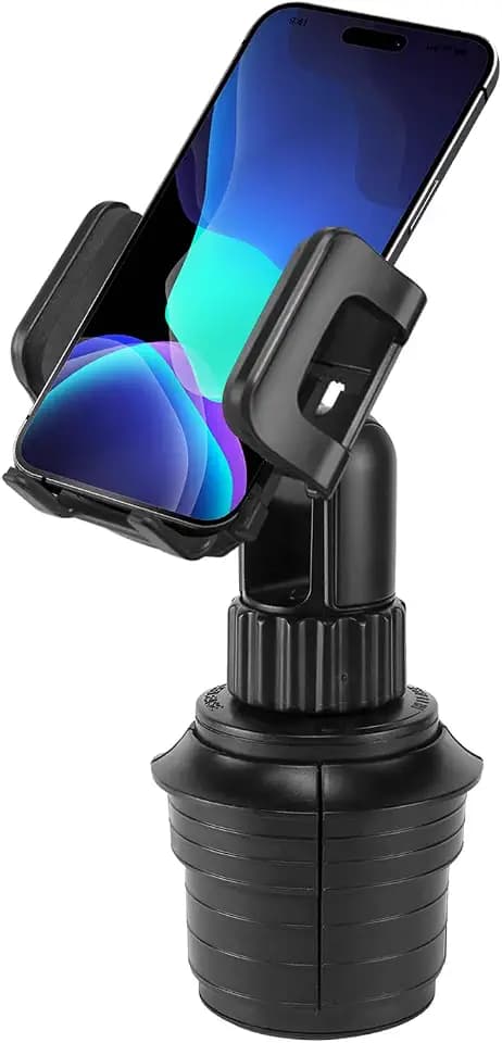 Cellet Car Phone Holder Mount, Car Cup Phone Holder Mount, Compatible with Apple iPhones, Samsung Galaxy, Motorola Moto Google Pixel Smartphones (Fits for Tesla Model 3 Y S X) 6.5-Inch