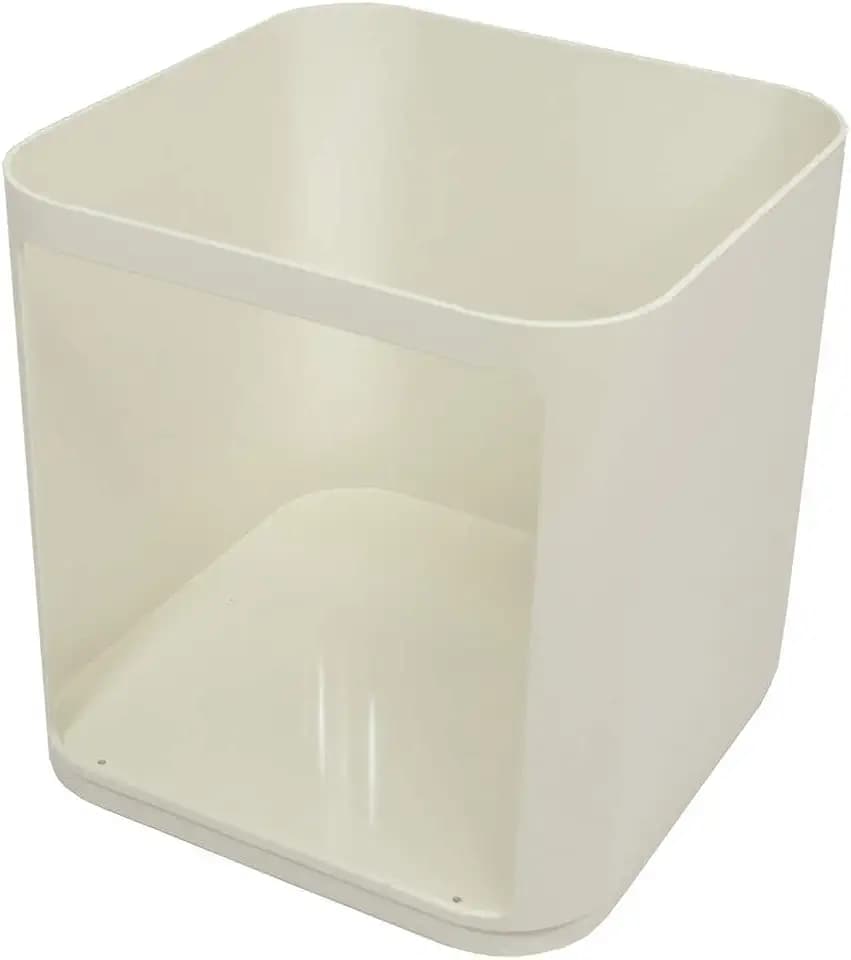 Kartell Componibile Endtische, Plastik, weiß, 38 x 38.5 x 38 cm