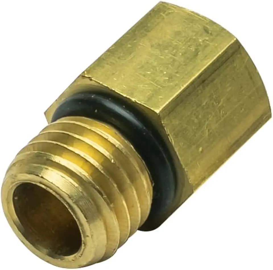 GlowShift M12 x 1.5 Male to 1/8-27 NPT Female Sensor Thread Adapter