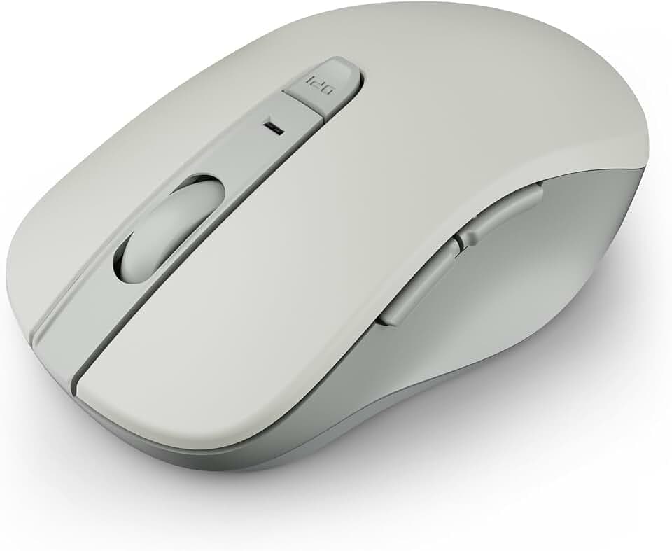 wegear Bluetooth Mouse Silent Wireless Mice, Quiet Click (Silver-Gray)