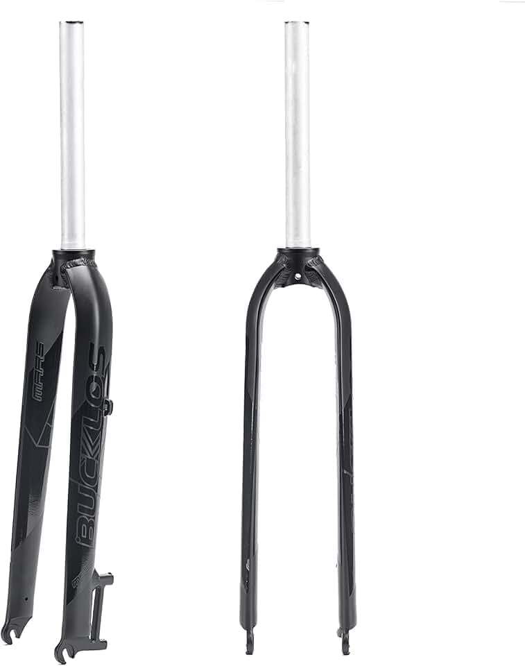 BUCKLOS 26/27.5/29” Mountain Bike Rigid Forks 1-1/8” Straight MTB Rigid Fork