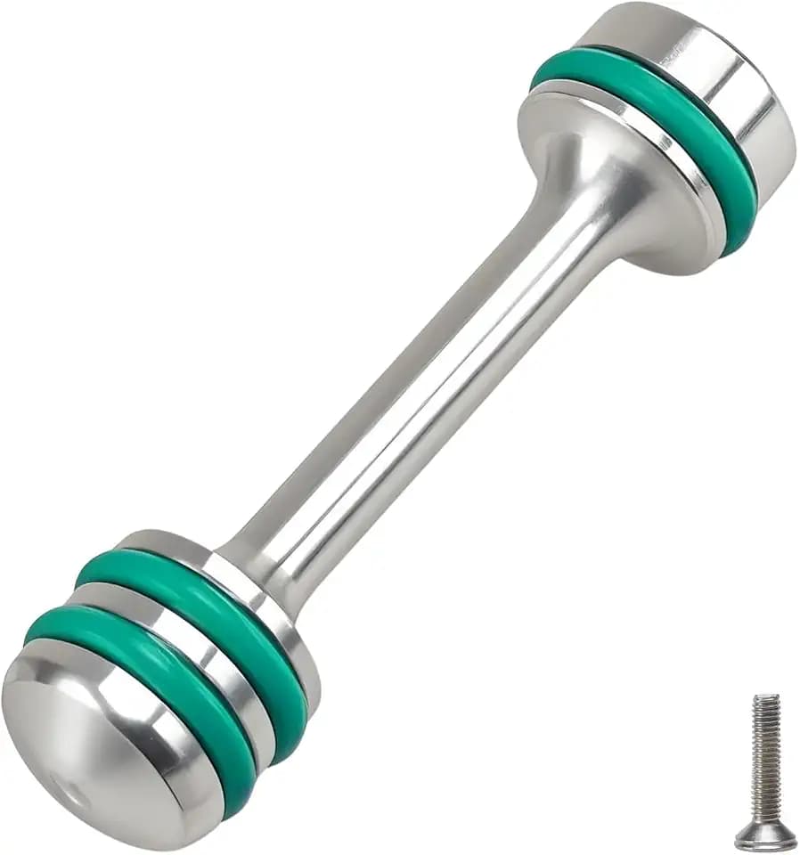 EVRBUL Engine Block Oil Gallery Plug Billet Aluminum Rear Passage Plug Oil Diverter Barbell Dumbbell Shaped Oil Galley Plug Compatible with GM Gen III & IV LS V8 Engine Replace# 12573460