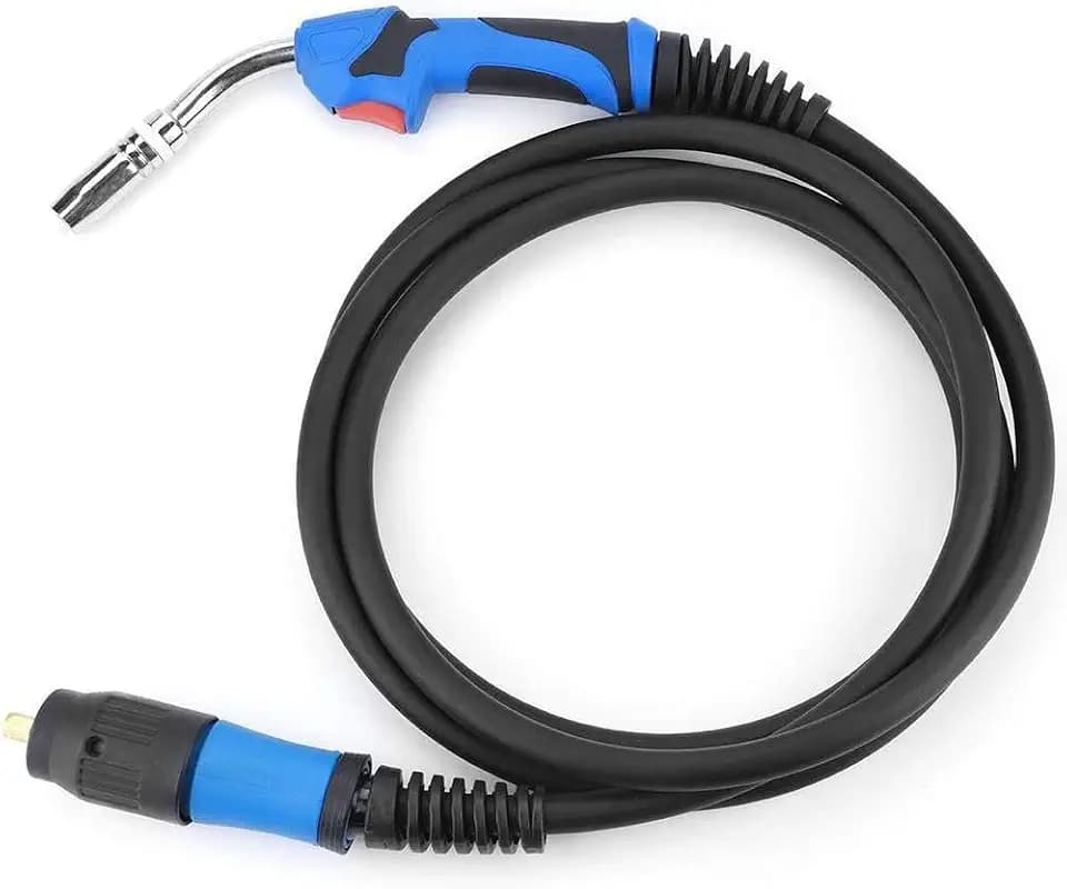 MB25AK MIG Schweißbrenner, Schlauchpaket Schutzgas Welding Torch Gun Hals mit 4 m flexible Kabelschweißpistole für MIG/MAG Schweißgerät Kohlendioxidschweißen