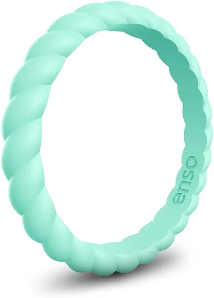 Enso Rings Stackable Silicone Wedding Rings – Multiple Designs for Everyday Wear - Comfortable and Flexible