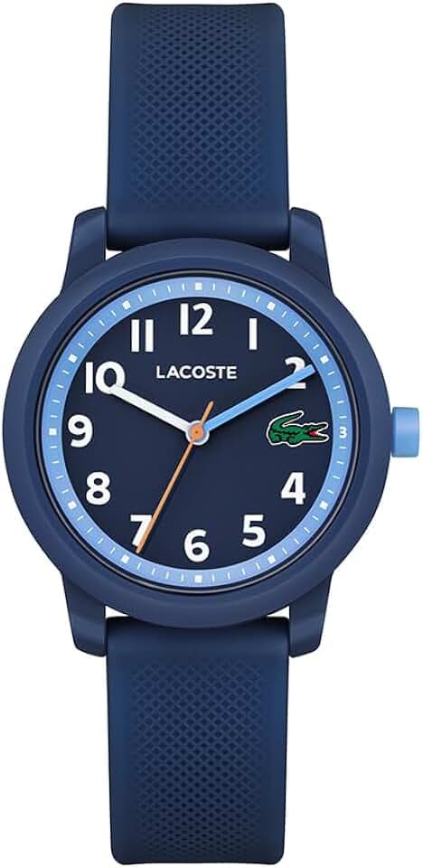 Lacoste Uhr mit DREI-Zeiger-Quarzwerk für Kinder Kollektion LACOSTE.12.12 Kids mit Silikonarmband