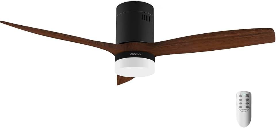 Cecotec Deckenventilator EnergySilence Aero 5600 Classic Black, 132 cm