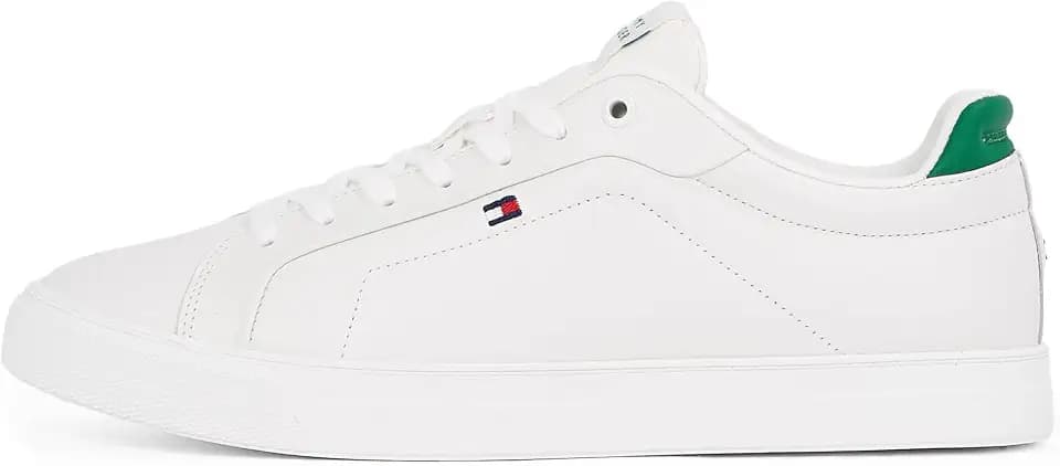 Tommy Hilfiger Herren Sneaker Low Icon Court Pinperf Leather