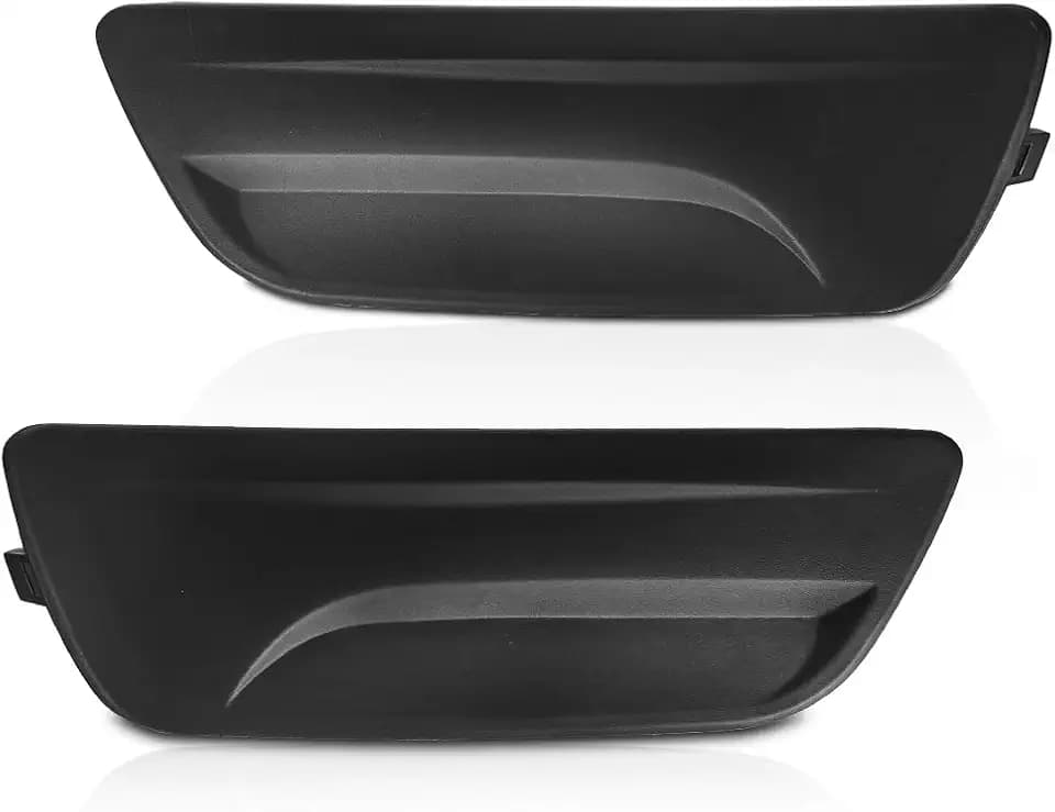 CHEDA Fog Light Covers Fit 2013-2015 Chevy Malibu, Black, 2PCS