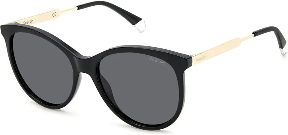 POLAROID Brille PLD 4131/S/X Größe 57-17 mm Schwarz polarisiert