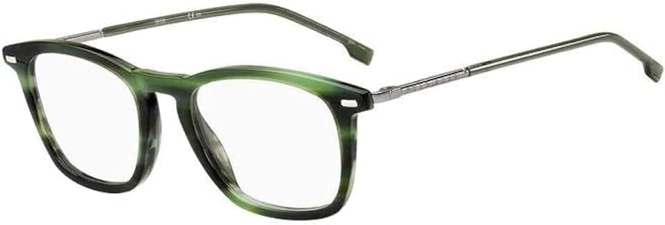 Hugo Boss Boss 1180 6AK/20 GREEN HORN Eyewear Men's Acetate, Standard, 51