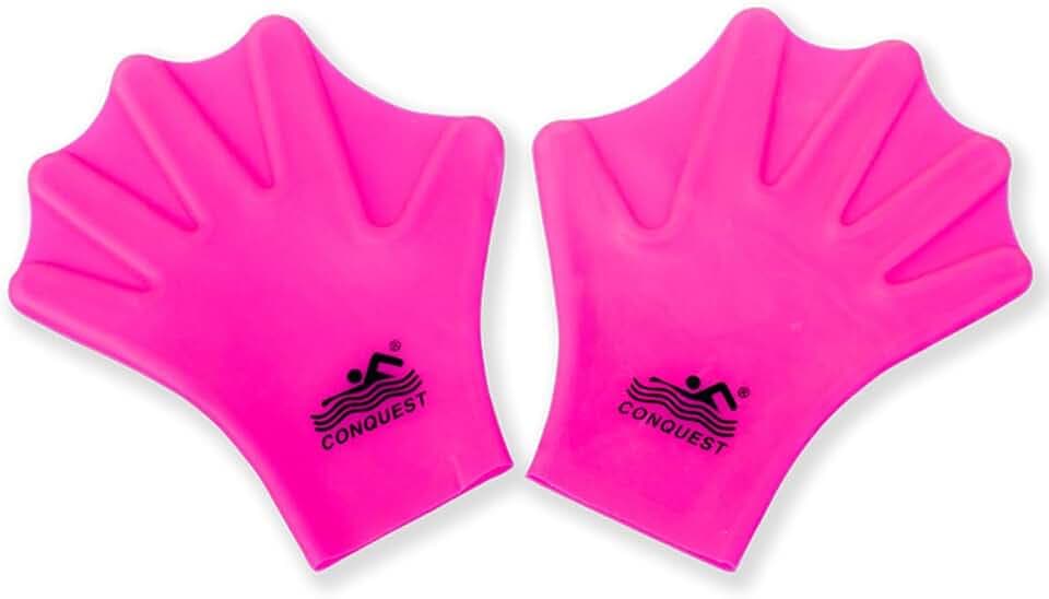 Silicone Webbed Swim Gloves for Adults Teens Water Training