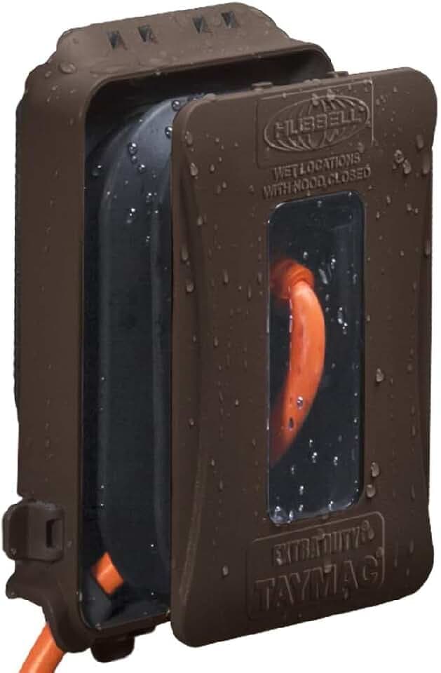 TAYMAC ML500 Single-Gang Mount 16-in-1 Flat Nonmetallic Weatherproof Vertical/Horizontal, 1-Pack, Bronze