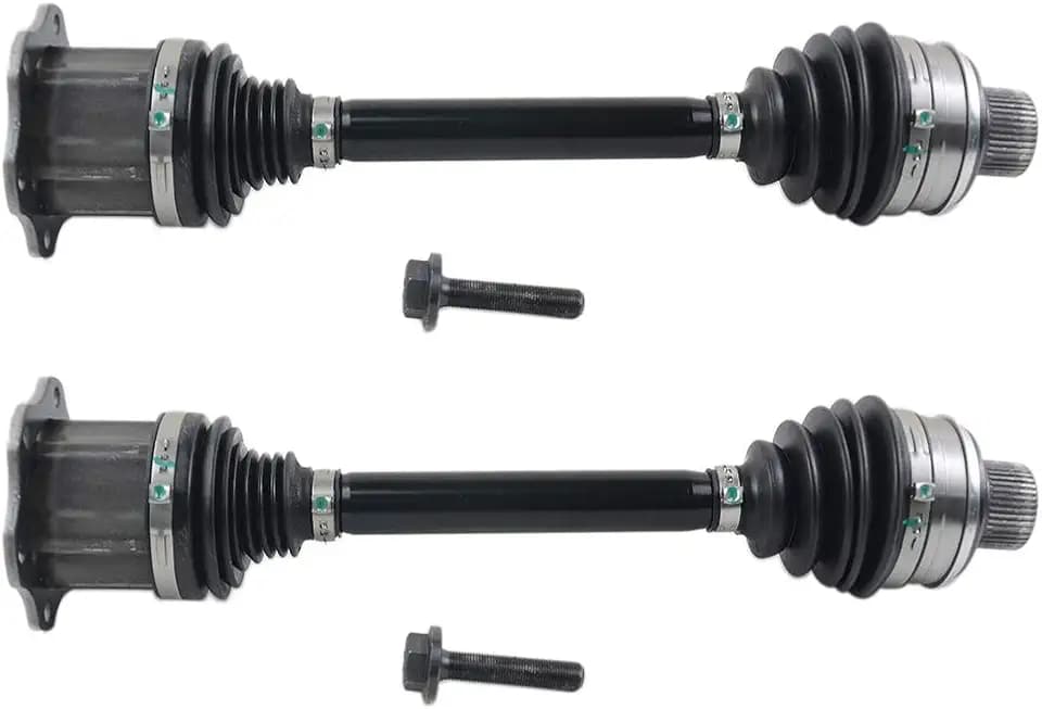 8R0407271G Front CV Axle Shaft Assembly Replacement for Audi Q5 2.0L 3.0L 2013-2017 Part# 8R0407271F NSKE (2pcs)