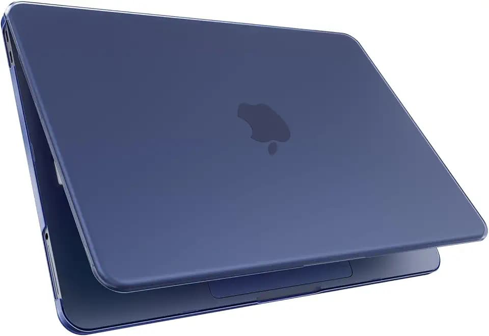 Soonjet for MacBook Neo Case 13 inch 2026 Model A3404 Cover (Indigo Clear)