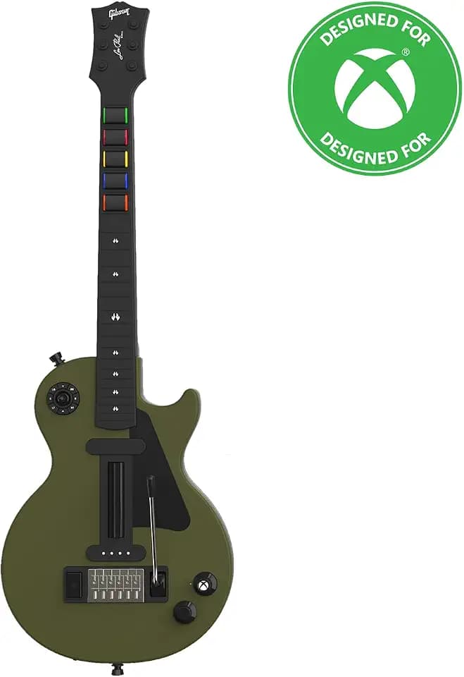 CRKD Gibson Les Paul Guitar Controller - Olive Drab Pro - Licensed by Xbox