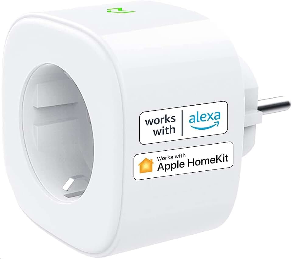 meross WLAN Steckdose, Smart Plug kompatibel mit Alexa, Apple HomeKit, Google Assistant und SmartThings, Timer und Fernbedienung (1)
