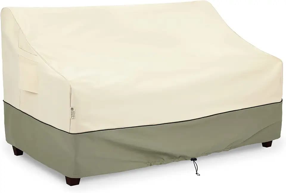 COSFLY Patio Furniture Covers Waterproof, Outdoor 3-Seater Sofa Cover Heavy Duty Fits up to 76W x 32.5D x 33H inches