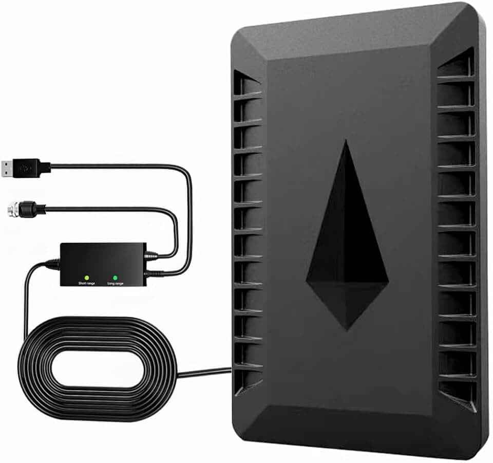 DVB-T/DVB-T2 Antennen mit Verstärker Innen,Alle TV3/3