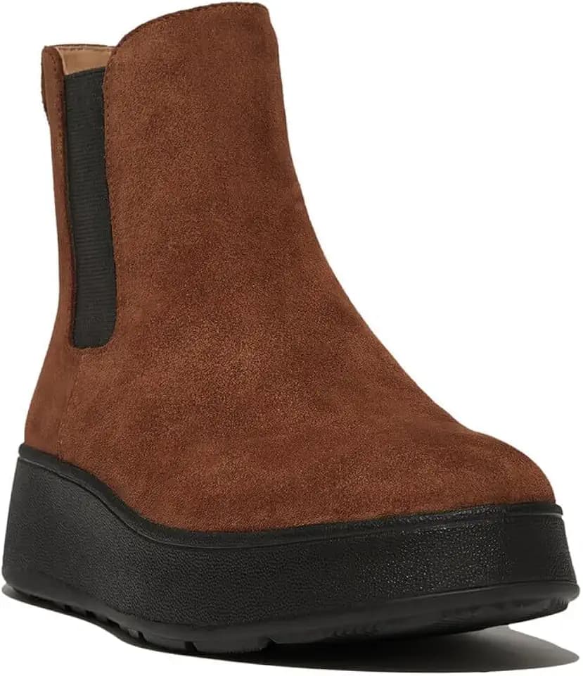 Fitflop Braune Chelsea-Stiefel aus Leder