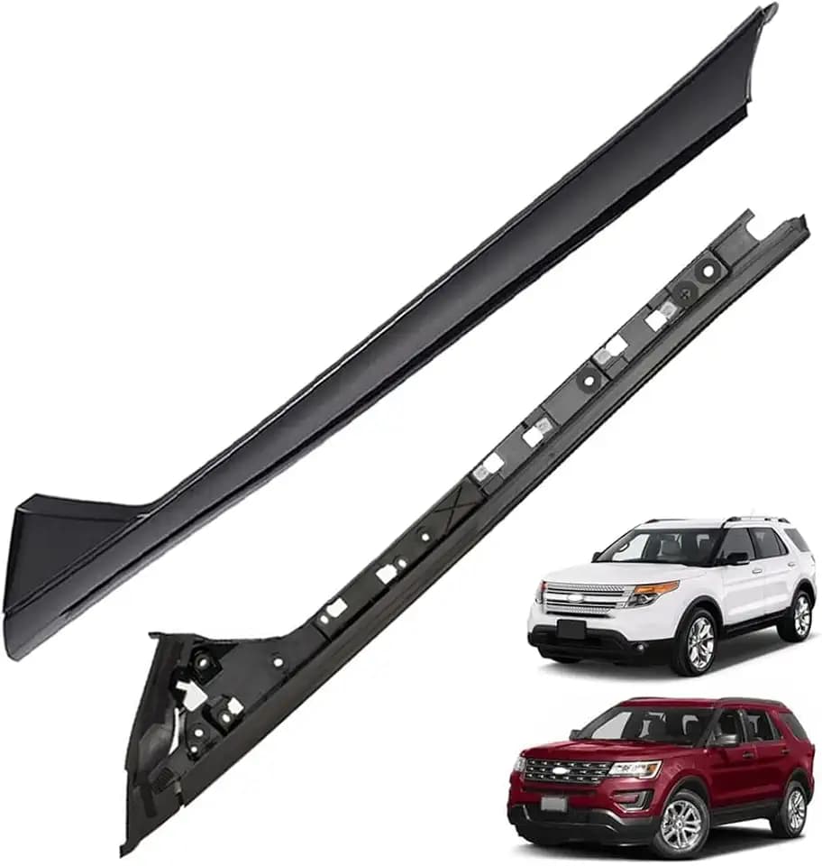 A-Pillar Windshield Molding Front Right Trim Outer & Inner