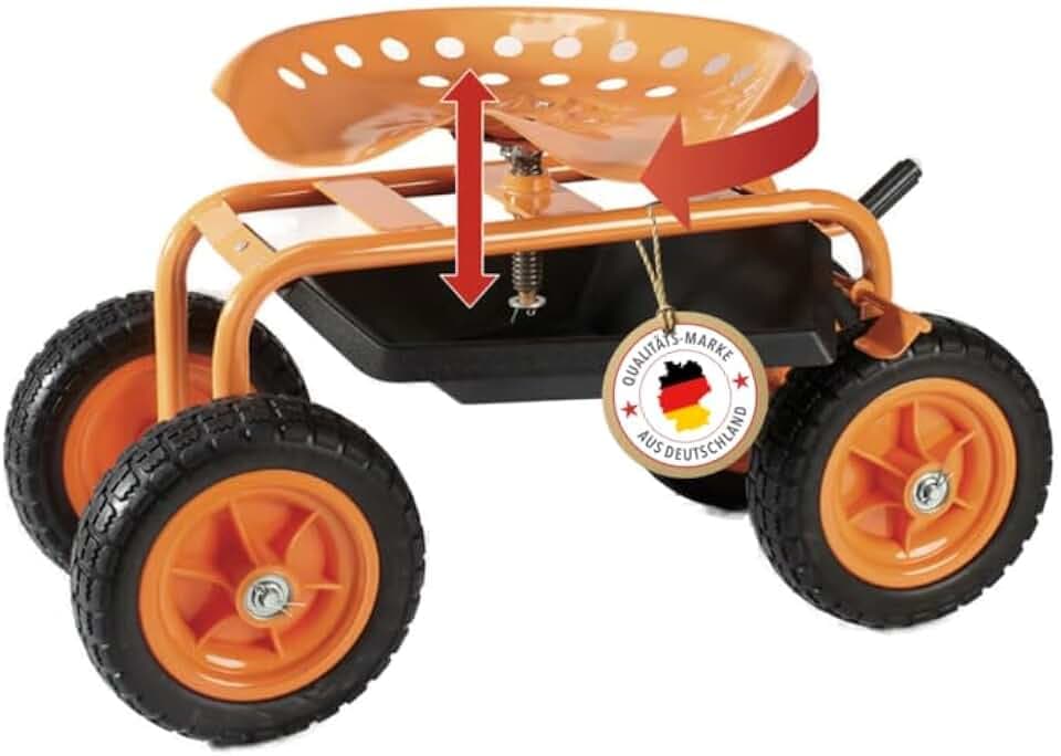 Rollbarer Arbeitssitz/Rollsitz für Gartenarbeit