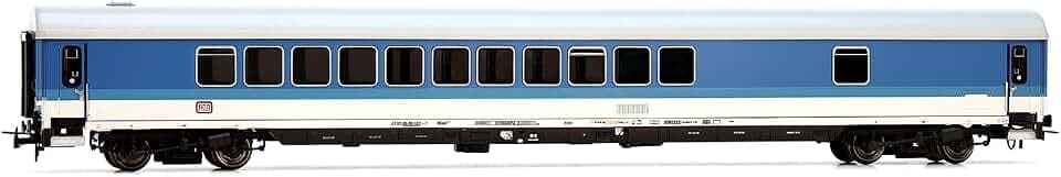 Rivarossi DB, 4-achsiger Barwagen WGmh 854 in InterRegio-Lackierung, Ep; iV, Blau/Weiß