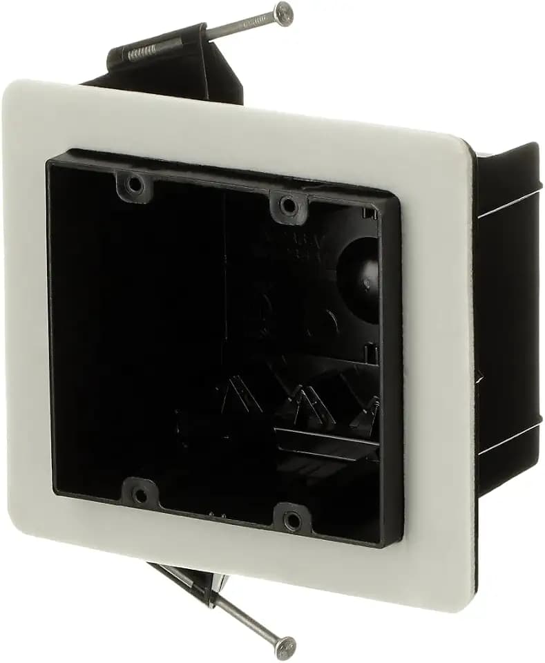 Carlon FN-236-V Outlet Box, New Work, Vapor-tight, 2 Gang, 3-1/2-Inch Length by 4-Inch Width by 3-1/4-Inch Depth, Black