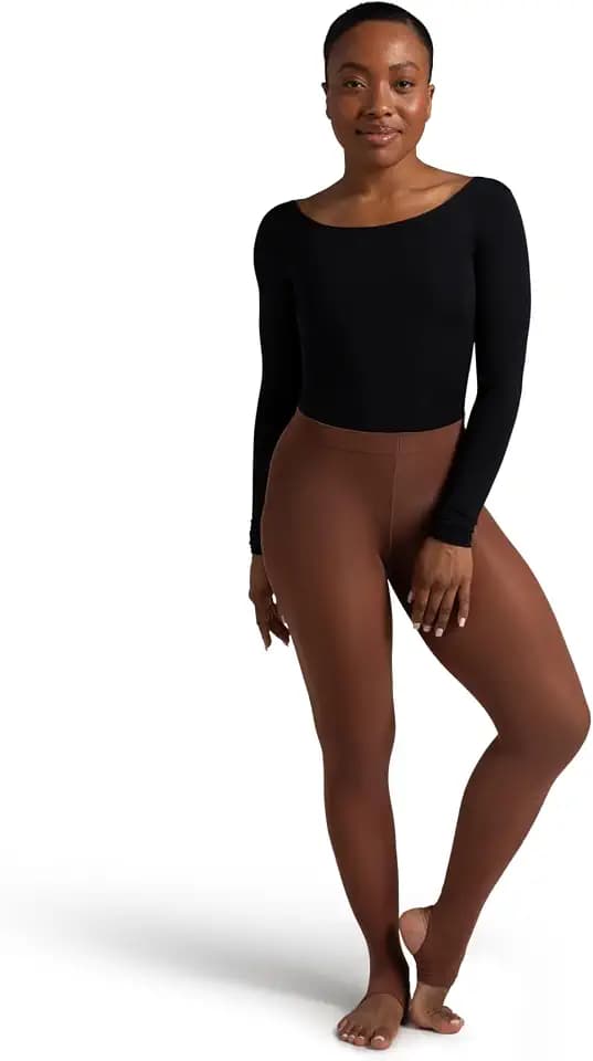 Capezio womens Ultra Soft Self Knit Waistband Stirrup TightTight