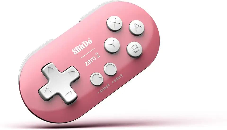 8Bitdo Zero 2 Bluetooth Gamepad For Switchpcmacosandroid (Pink Edition) [