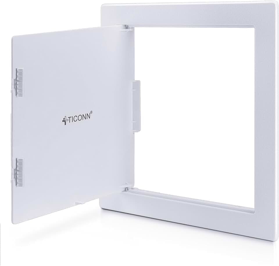 TICONN 14" x 14" Access Panel for Drywall, ABS Wall Hole Cover, Access Door