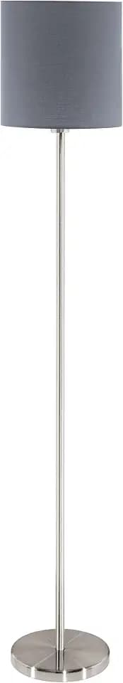 EGLO Stehlampe Pasteri, 1 flammige Textil Stehleuchte