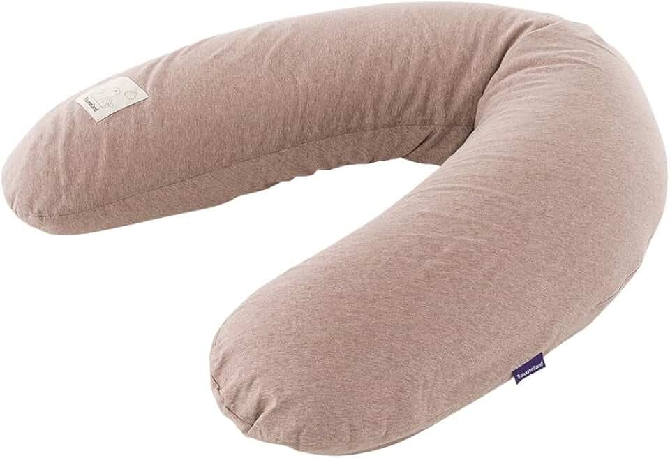 TRÄUMELAND Ersatzbezug für elastische Stillkissen – Passend für 180 cm Stillkissen, 100% Baumwoll-Jersey, Weich, Atmungsaktiv & Waschbar