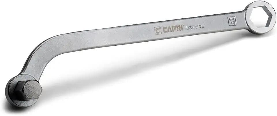 Capri Tools Oil Drain Plug Wrench, Compatible with BMW and Mercedes-Benz, 17 mm and 14 mm Sockets