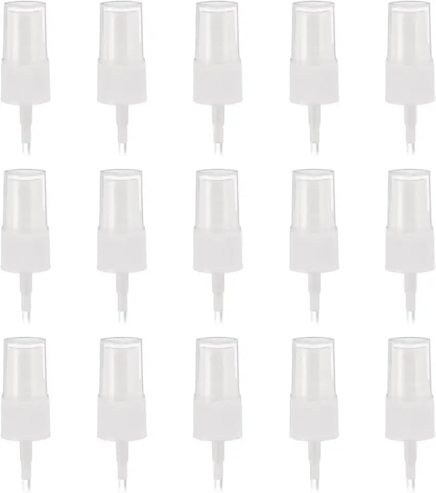 uxcell Spray Top 50Pcs,18/410 Plastic Fine Mist Reusable Replacement White