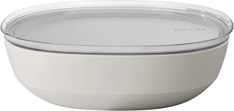 Mepal - Servierschale mit Deckel Silueta - 4 l - Nordic white