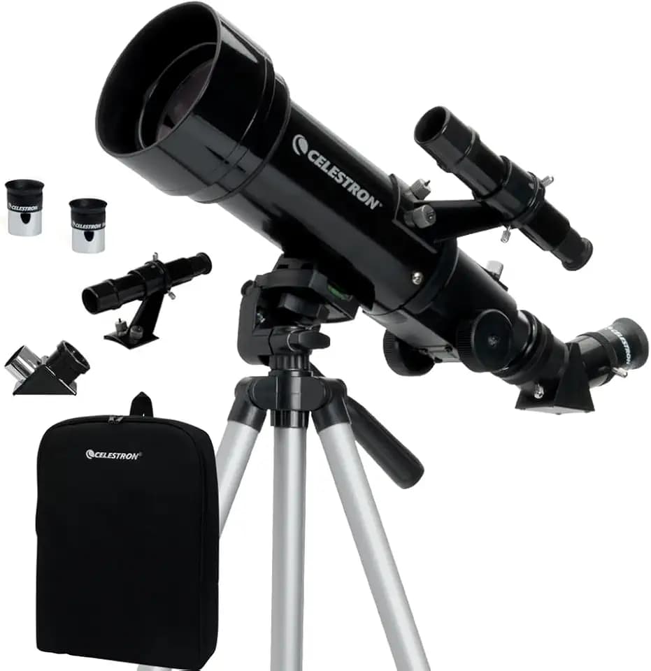 Celestron Travel Scope 70mm Beginner Portable Telescope with Backpack