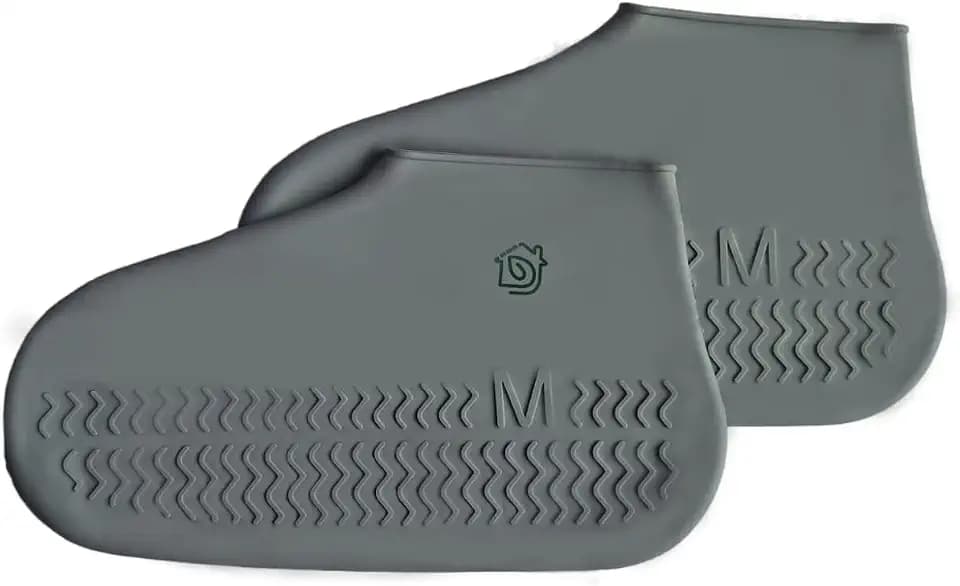 Waterproof Shoe Covers for Kids, Women & Men. Reusable, Anti-Slip, Dustproof & Rainproof Silicone Rubber Overshoes, Rain Footwear Protectors, Outdoor, Cycling, Biking, Walking. Sustainable & BPA Free.