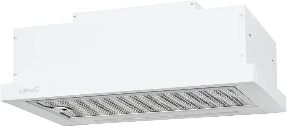 CATA TFH 6630 WH Dunstabzugshaube Touch-Bedienfeld 6 Absaugstufen einstellbare Beleuchtung leiser Motor Edelstahl Energieklasse A 60 cm