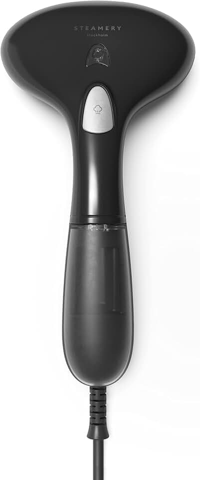 Steamery Dampfglätter Cirrus 1, 1500W, Dampfleistung 16-20g/min, faltenfreie Ergebnisse, Aufheizen in 25 Sekunden, tragbar und reisefreundlich, kompaktes Design, Schwarz