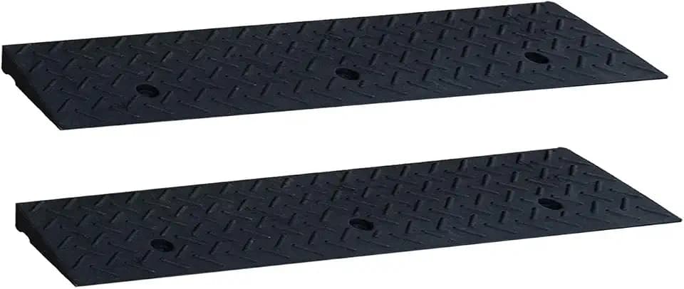 Curb Ramps for Sidewalks 1.6 in Rise 2 Pack