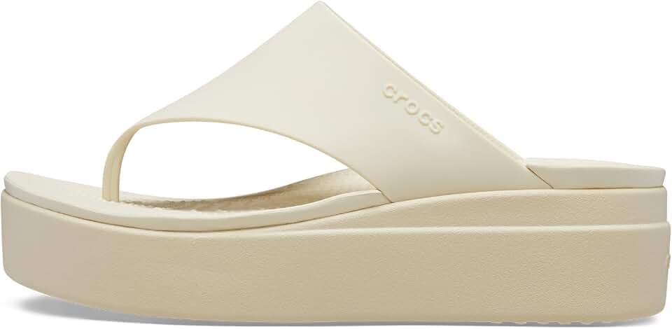 Crocs Brooklyn Flip infradito beige da Donna 208727-2Y2