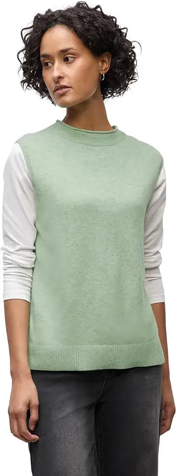 Street One Damen Ärmelloser Pullover