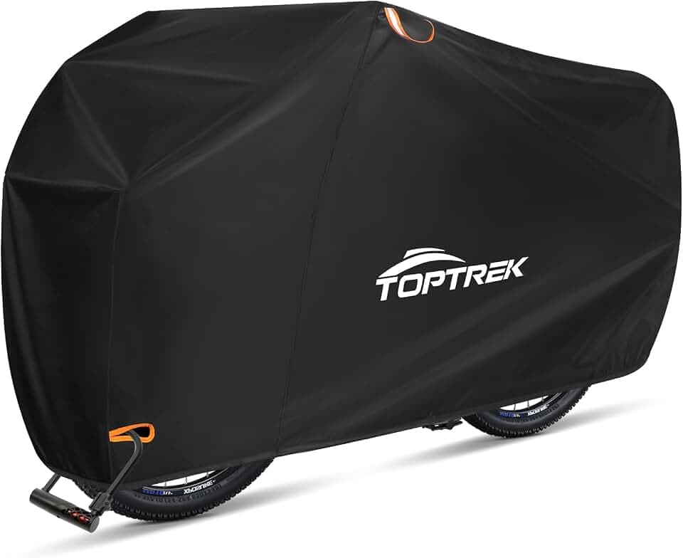 toptrek Fahrradabdeckung Wasserdicht 420D für 1 Fahrrad 200x110x70cm