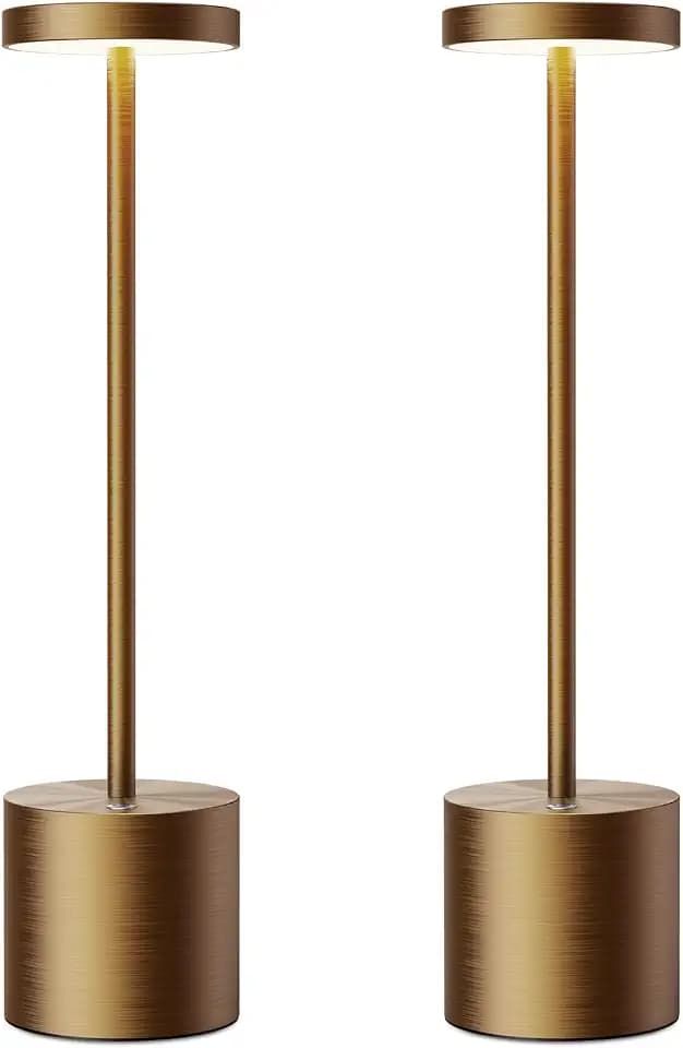 LED Cordless Table Lamp Rechargeable,Battery Powered Outdoor Lights