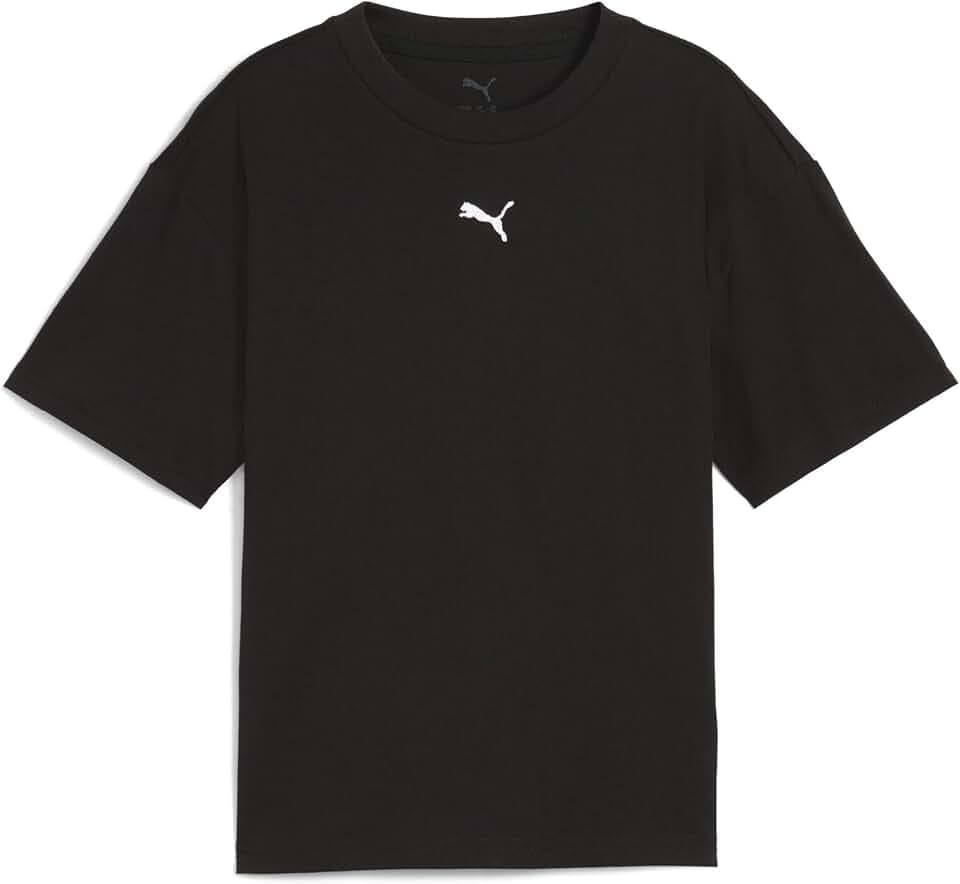 PUMA Girl's ESS Boxy Tee G Tees (Pack of 1)