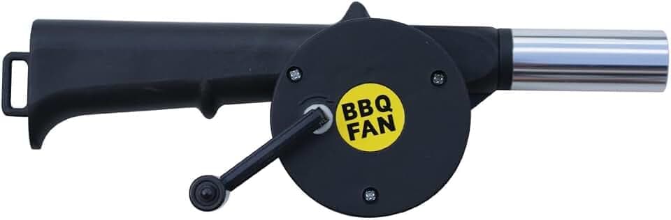 Cook’in Garden – Hand-Blasebalg mit Kurbel für den Grill, 25 cm, manuelles Luftgebläse ohne Strom, einfaches und schnelles Anfeuern, ideal für Außenküche, Feuerschalen oder Lagerfeuer
